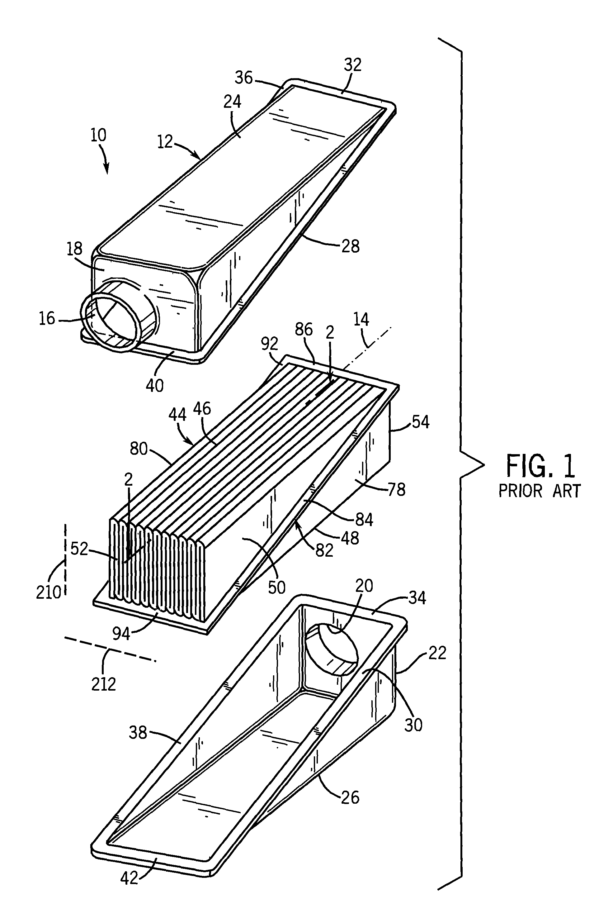 Pleated panel fluid filter