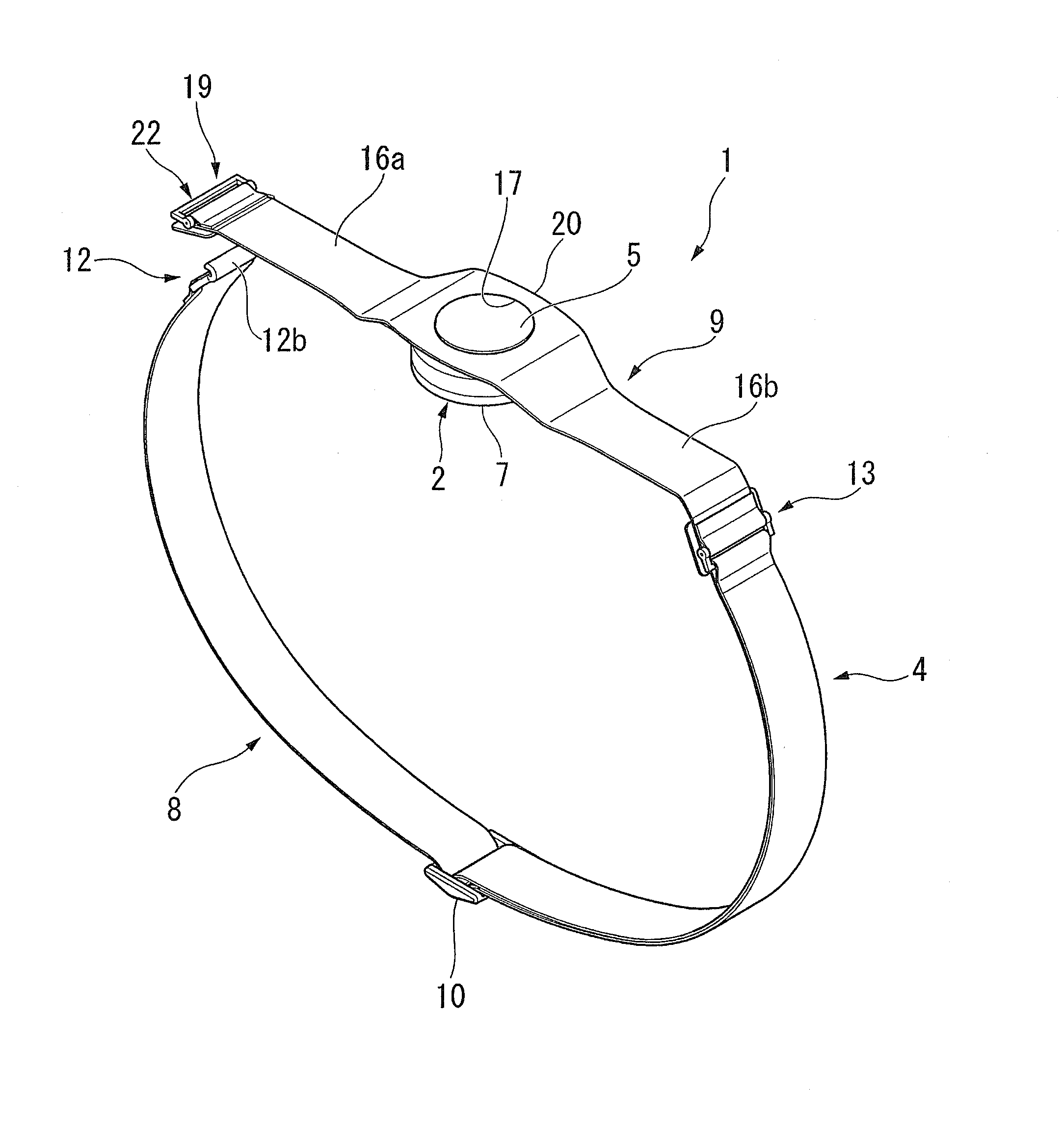 Biological information detection device