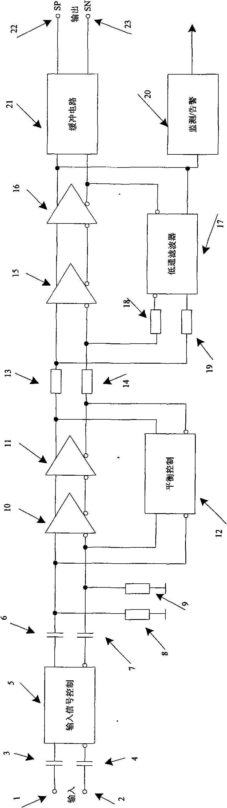 Self-adapting burst-mode signal receiving and regenerating amplifier