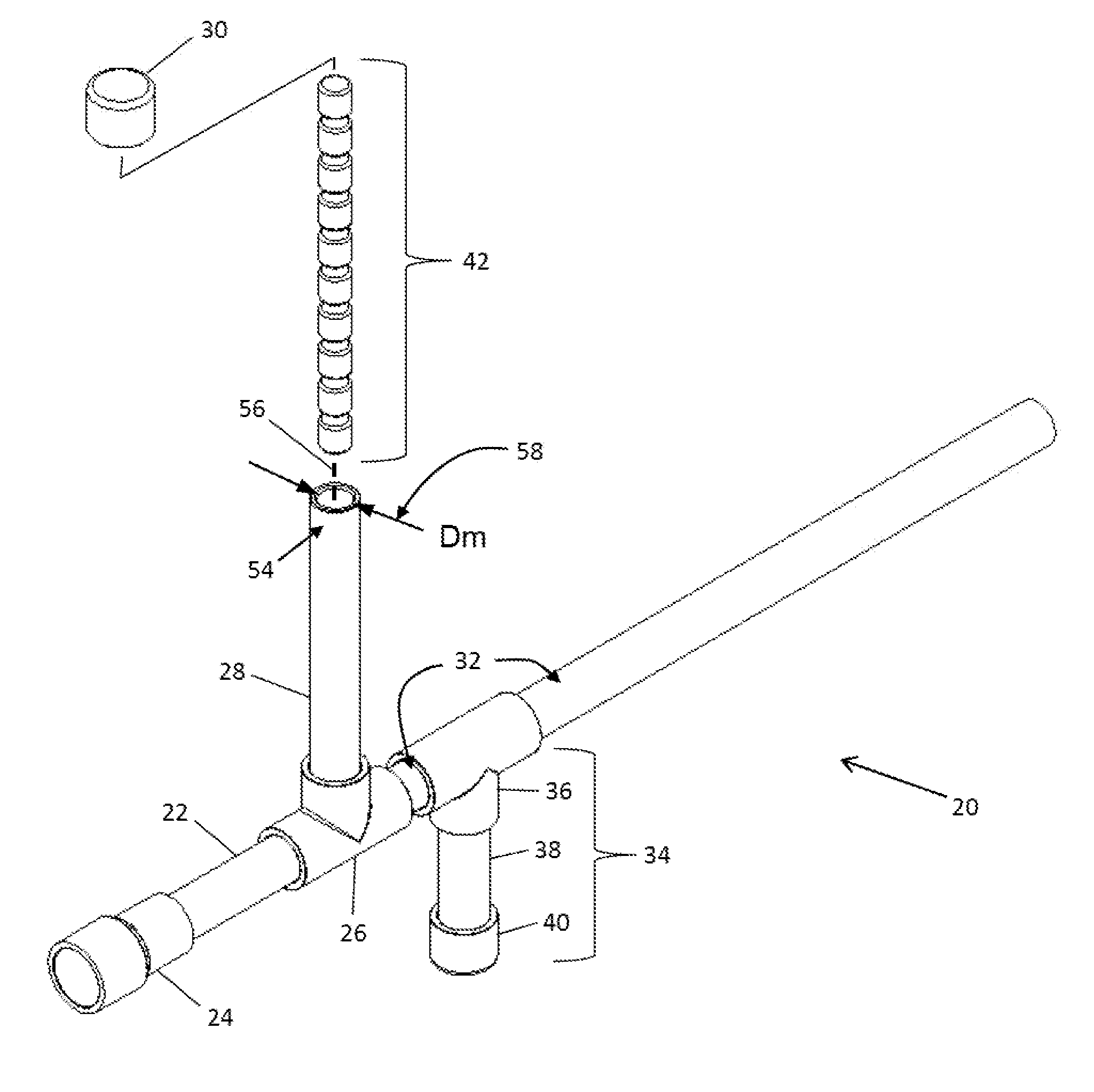 Multiple soft projectile blow gun