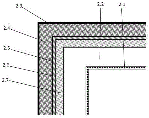 High-wind-quantity purification fresh air machine using hollow fibrous membrane as main filtering material