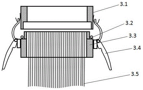 High-wind-quantity purification fresh air machine using hollow fibrous membrane as main filtering material