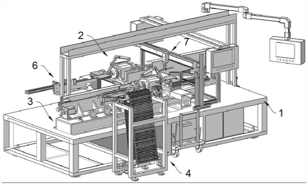 Intelligent servo feeding and positioning mechanism for piston rod machining