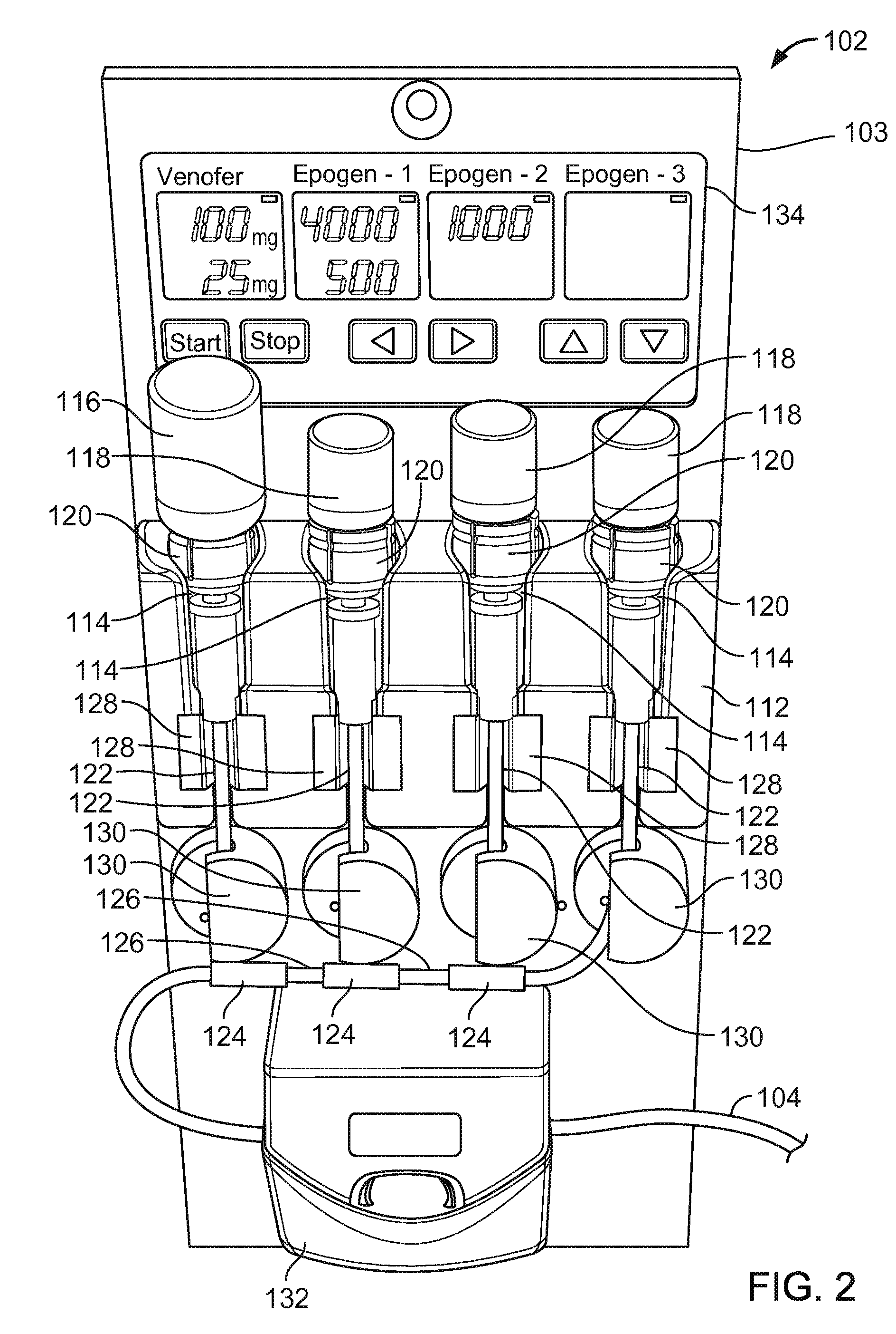 Drug vial spikes, fluid line sets, and related systems