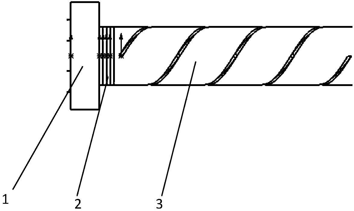 Longitudinal-torsional composite piezoelectric vibration disc, method and application