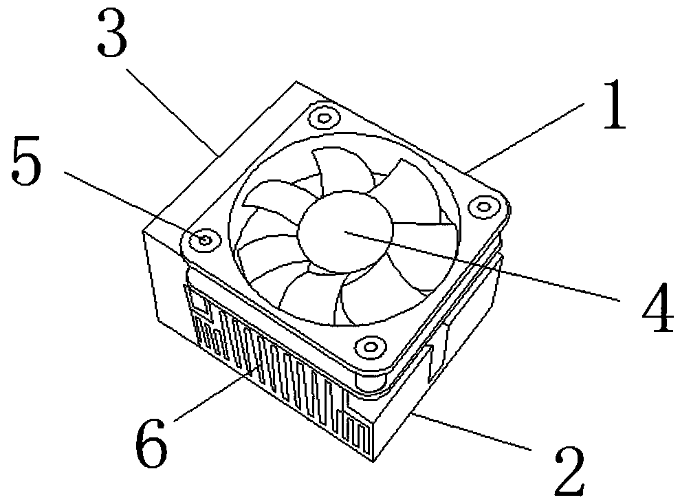 Highly-efficient heat radiator with cleaning function used for computer