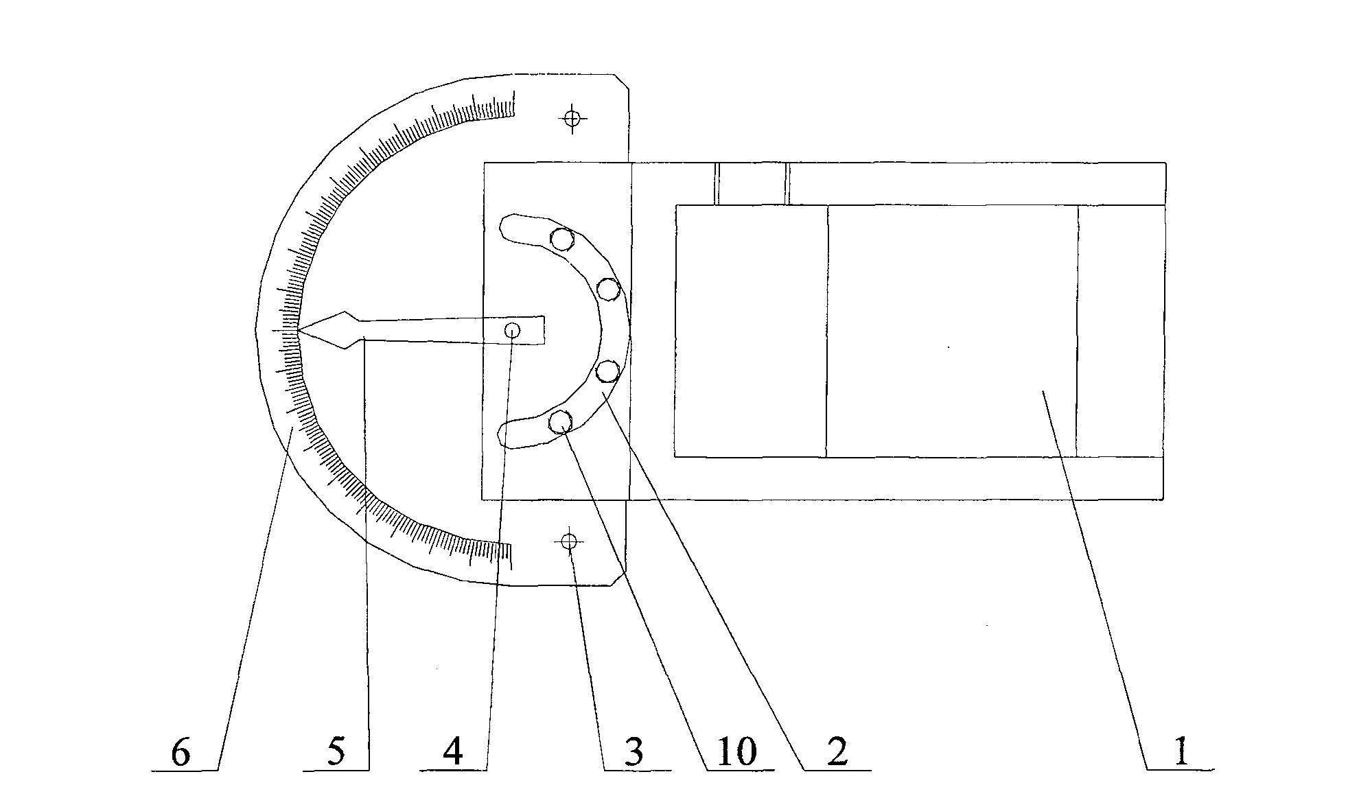 Air blowing nozzle for rolling production