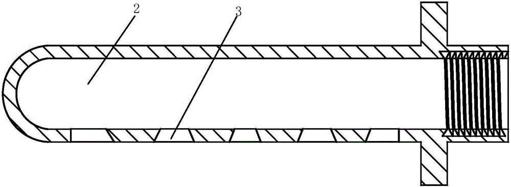 Drawing fluid spraying pipe for drawbench