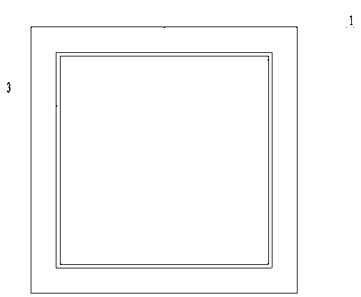 Transparent rubber pad of heparin cap for remaining needle and production method of transparent rubber pad