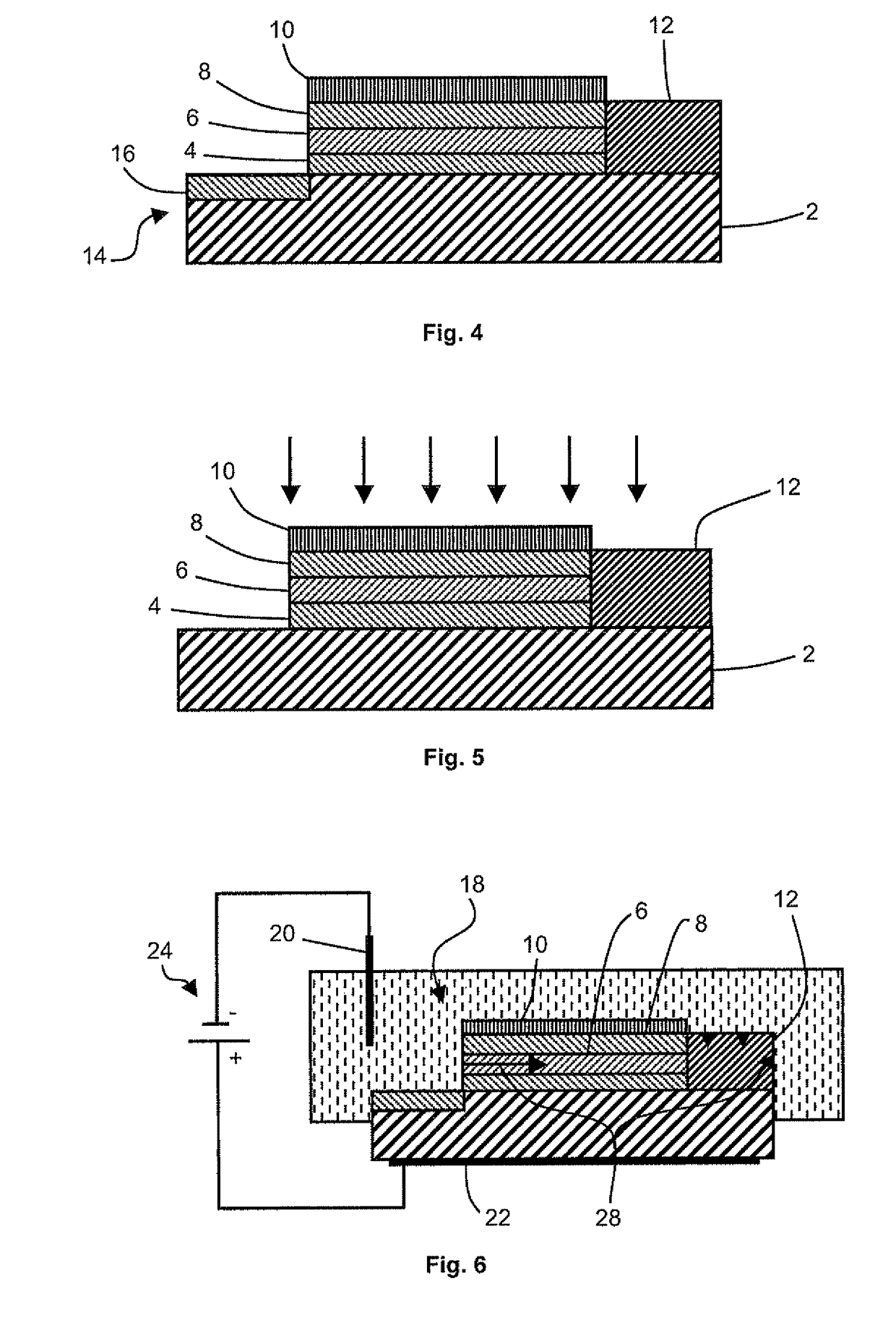 Method for forming a multilayer structure