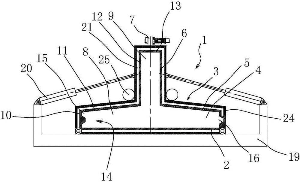 In-situ opening/closing type T-shaped pile mold