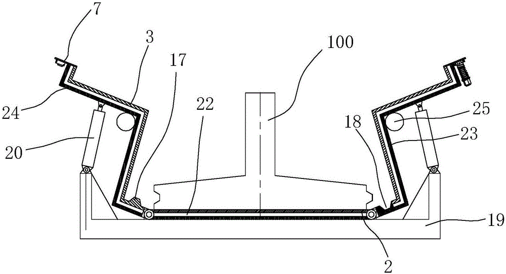 In-situ opening/closing type T-shaped pile mold