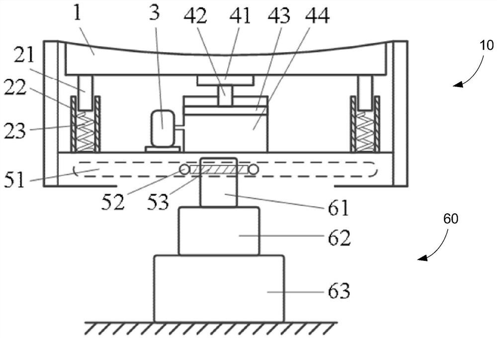 Vibration damping seat and vibration damping method for aircraft