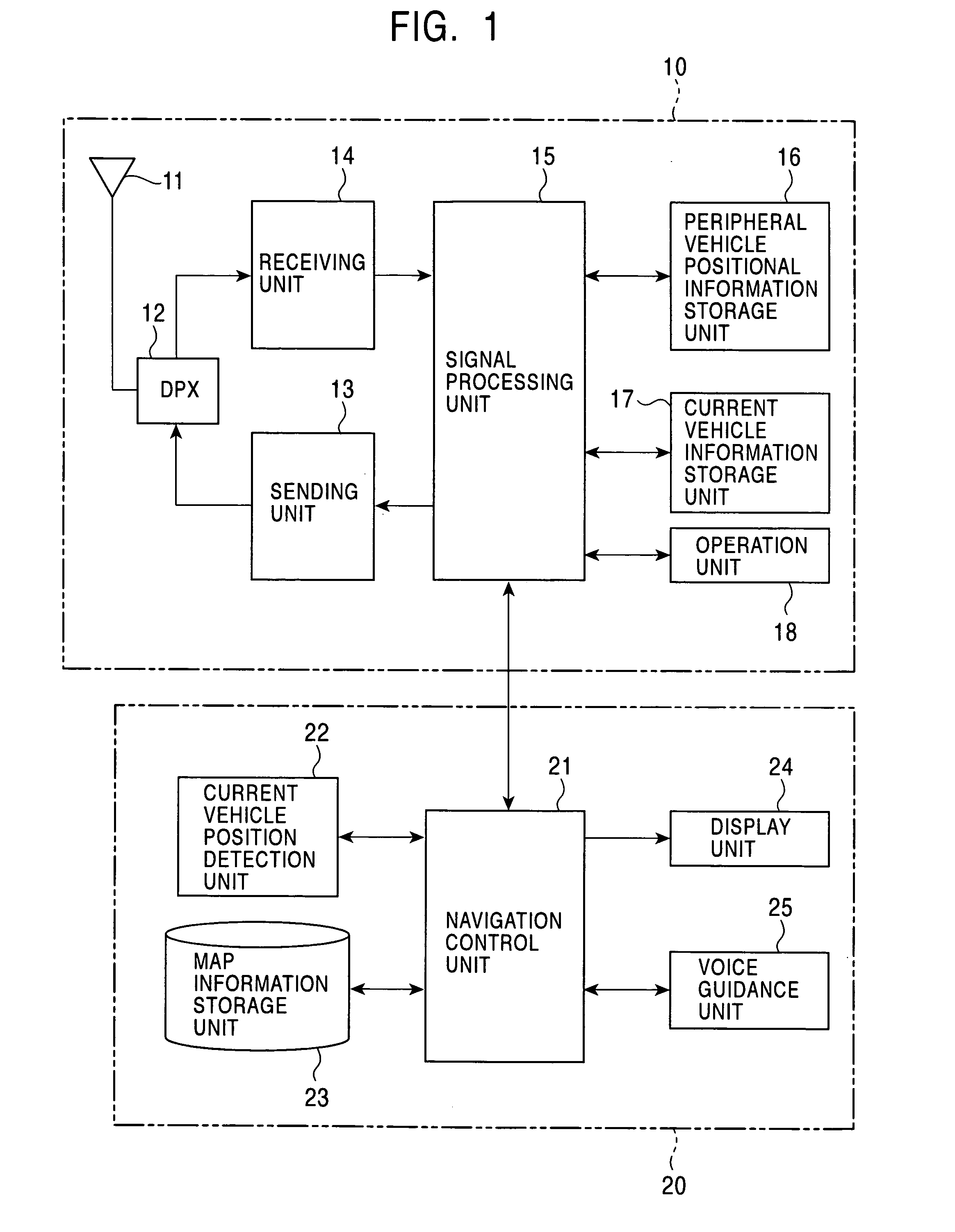 Method and apparatus for peripheral vehicle position calculation