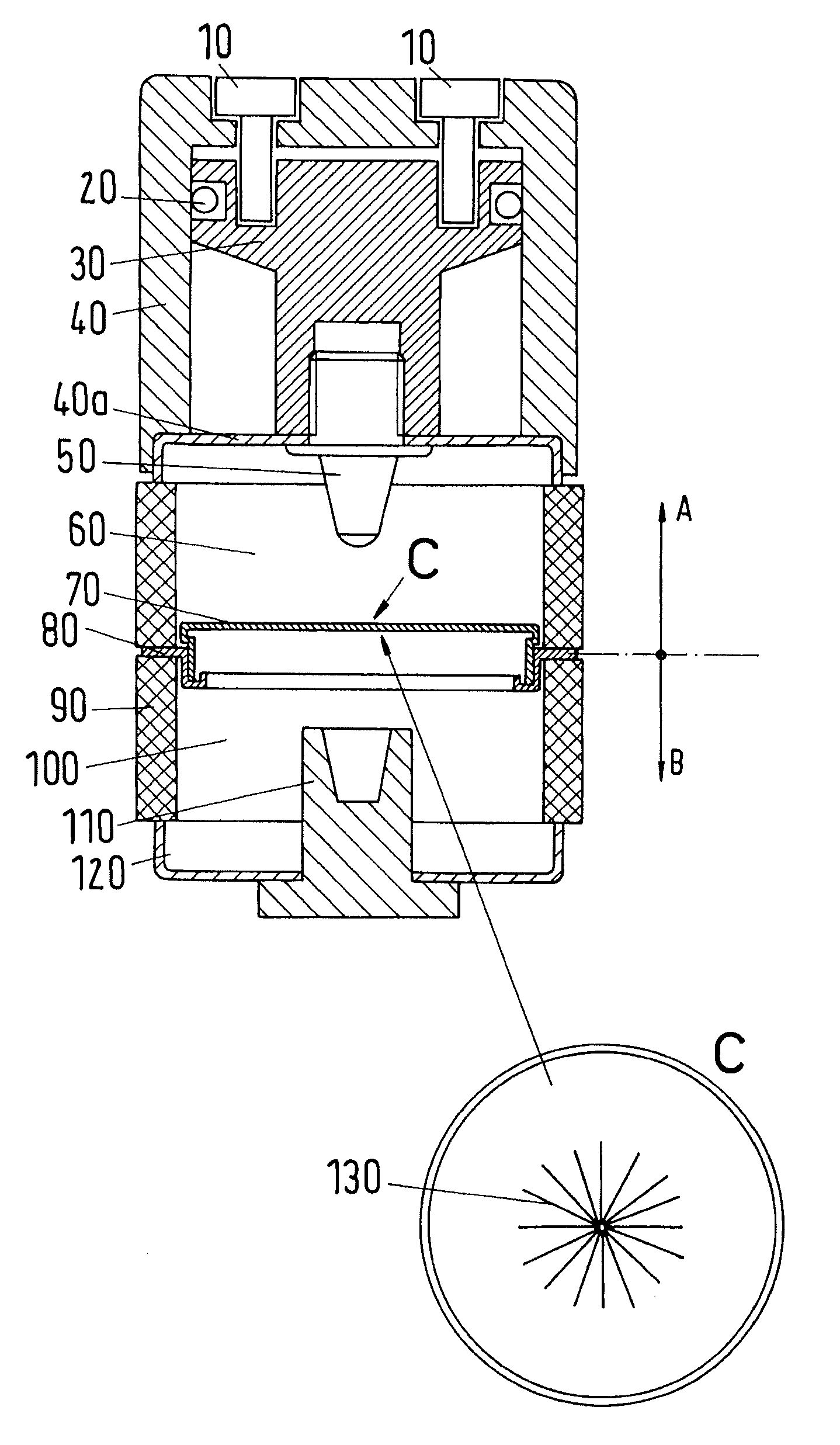 Low-voltage, medium-voltage or high-voltage assembly