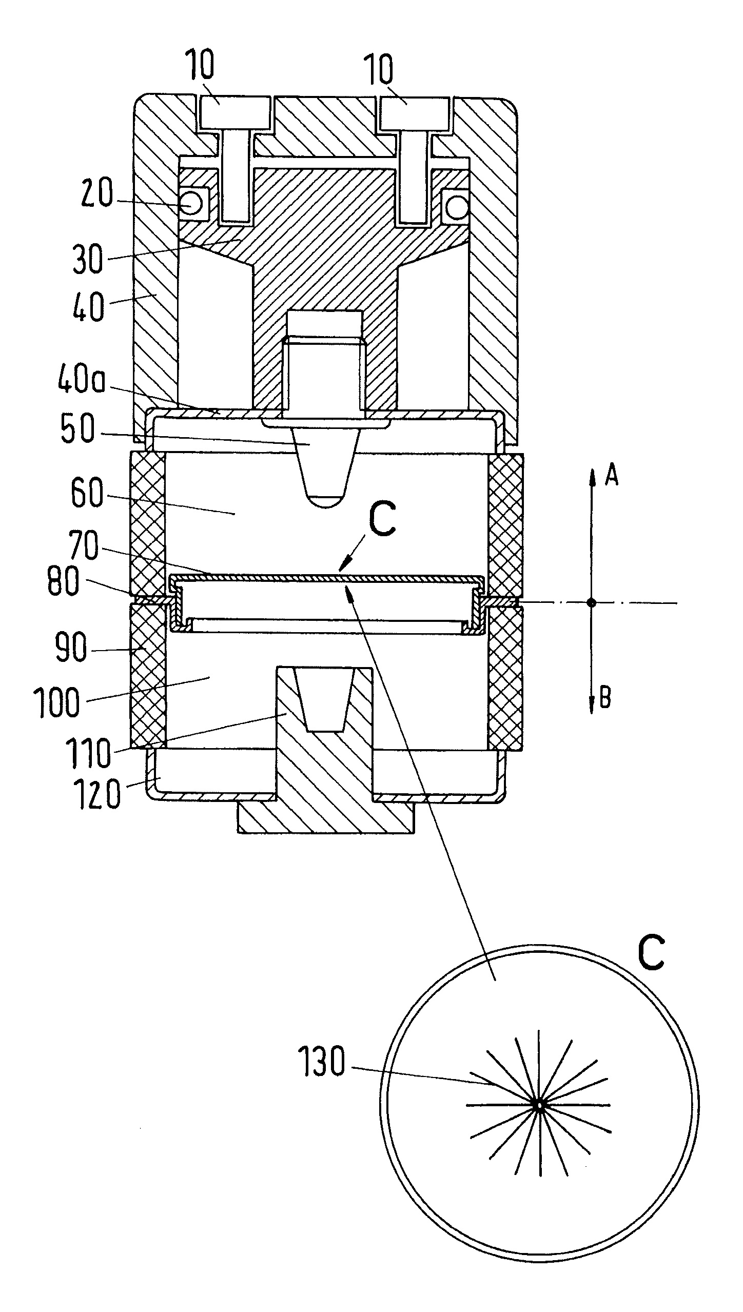 Low-voltage, medium-voltage or high-voltage assembly