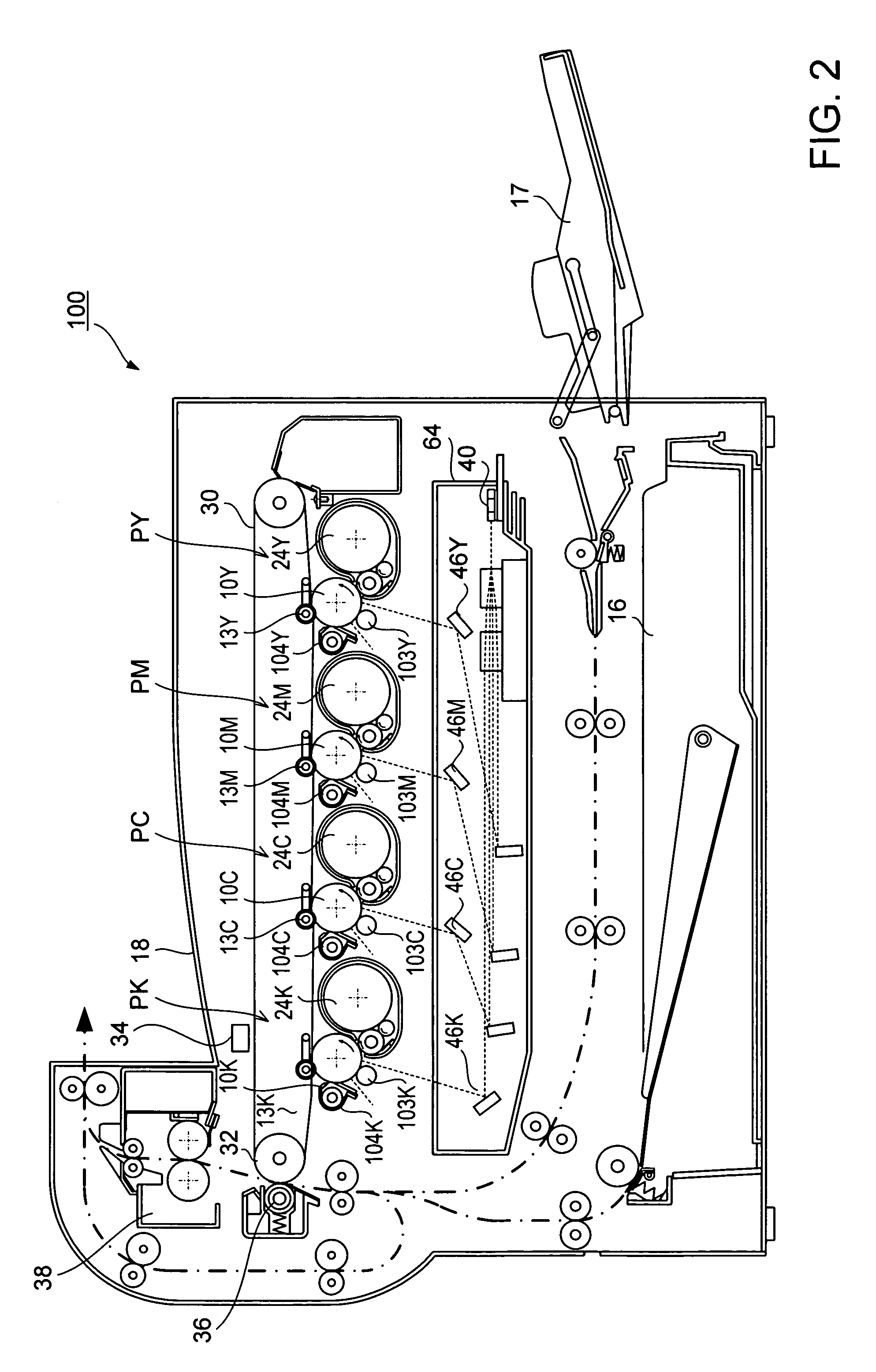 Image forming apparatus with image adjusting function, image adjusting method and image adjusting program