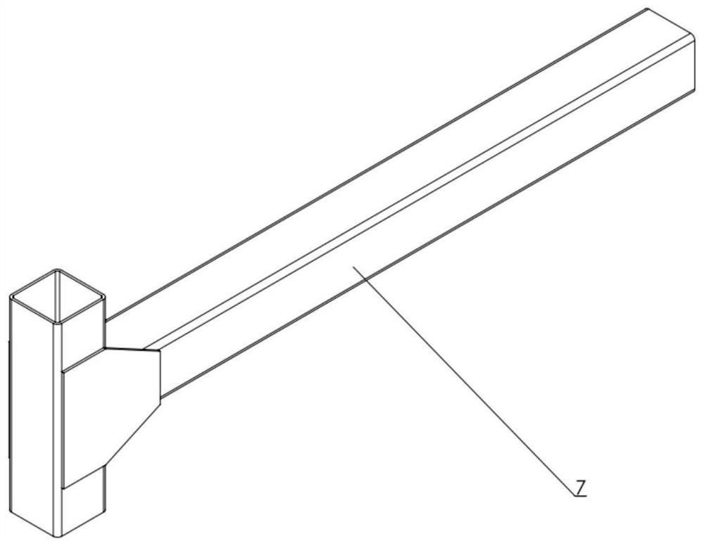 Vehicle side guardrail test bed