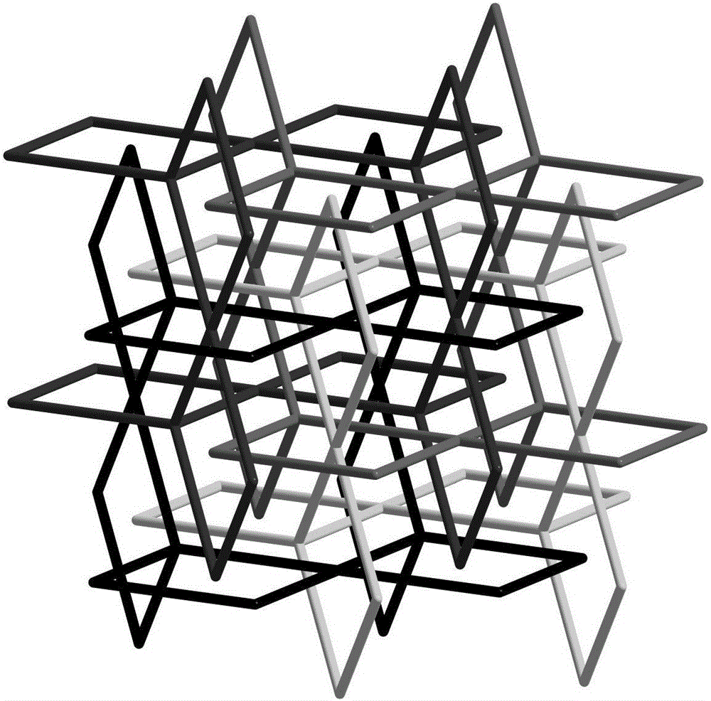 Luminous metal organic frame compound and preparing method and application thereof