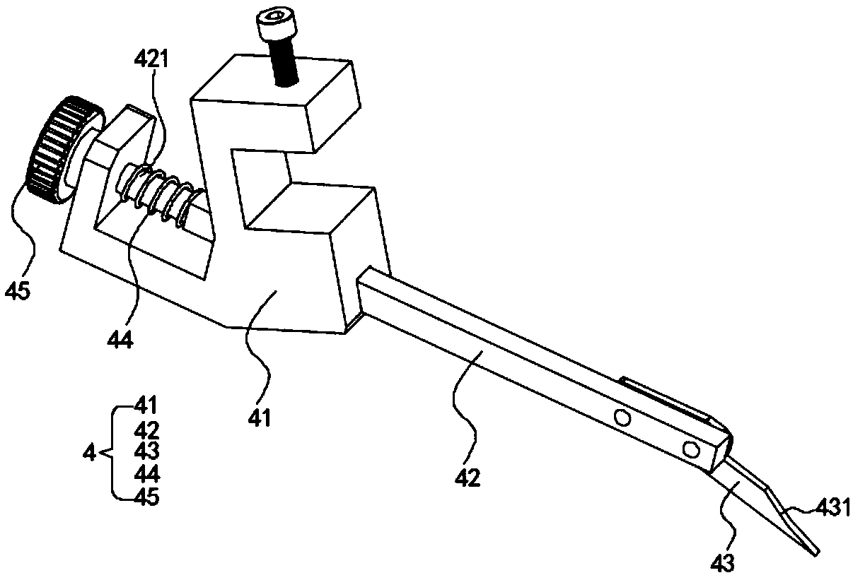 Novel glue scraping and gluing machine