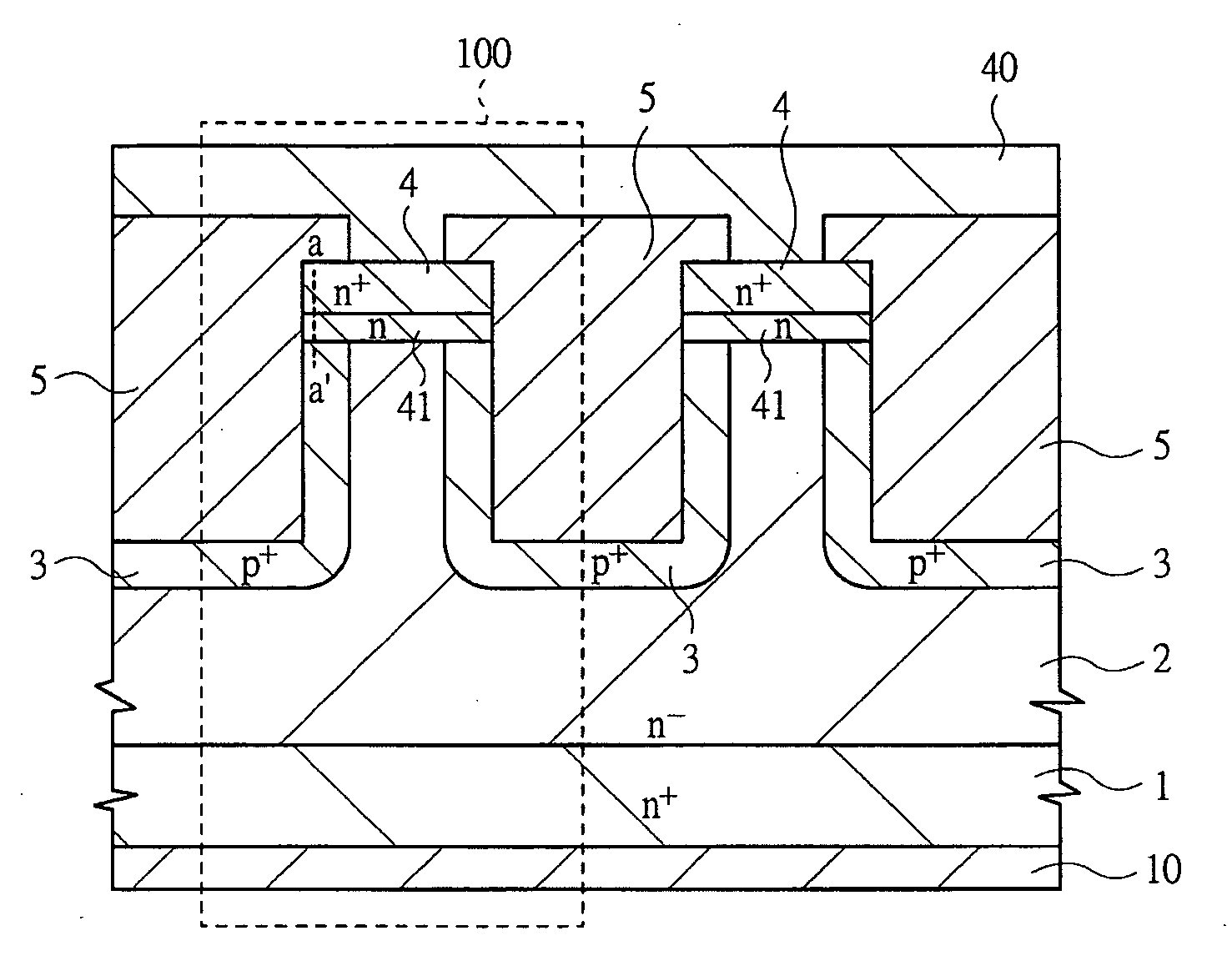 Switching semiconductor devices and fabrication process