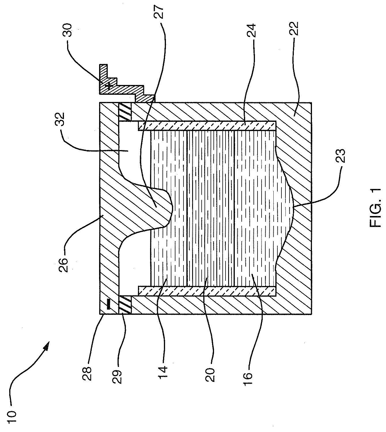 High-amperage energy storage device and method