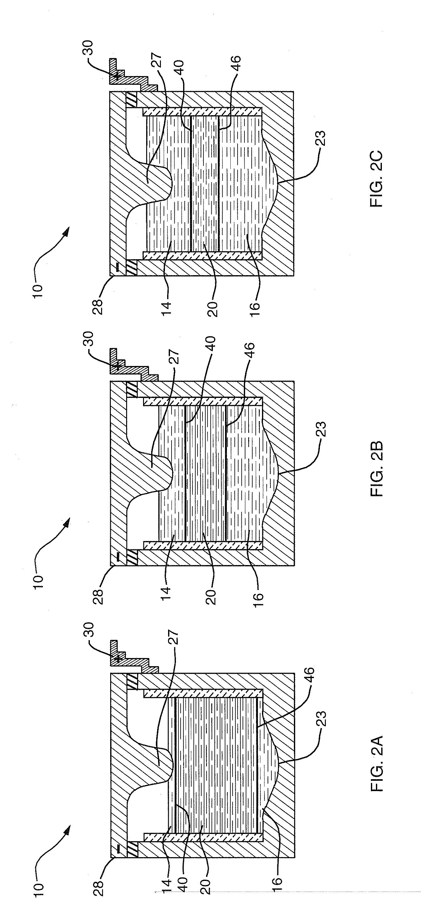 High-amperage energy storage device and method