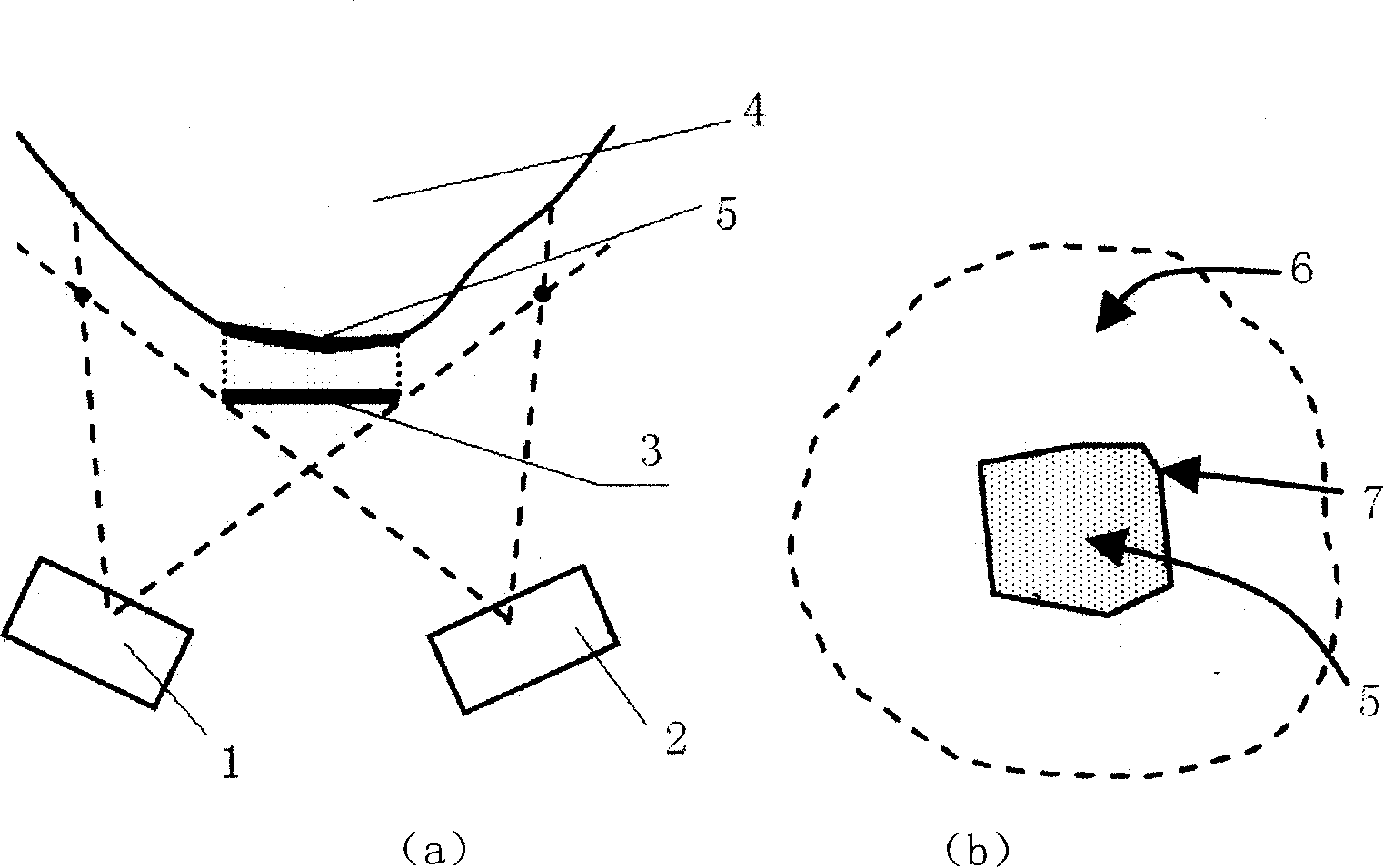 Three-dimensional splicing matching point selecting method based on global calibration constraint