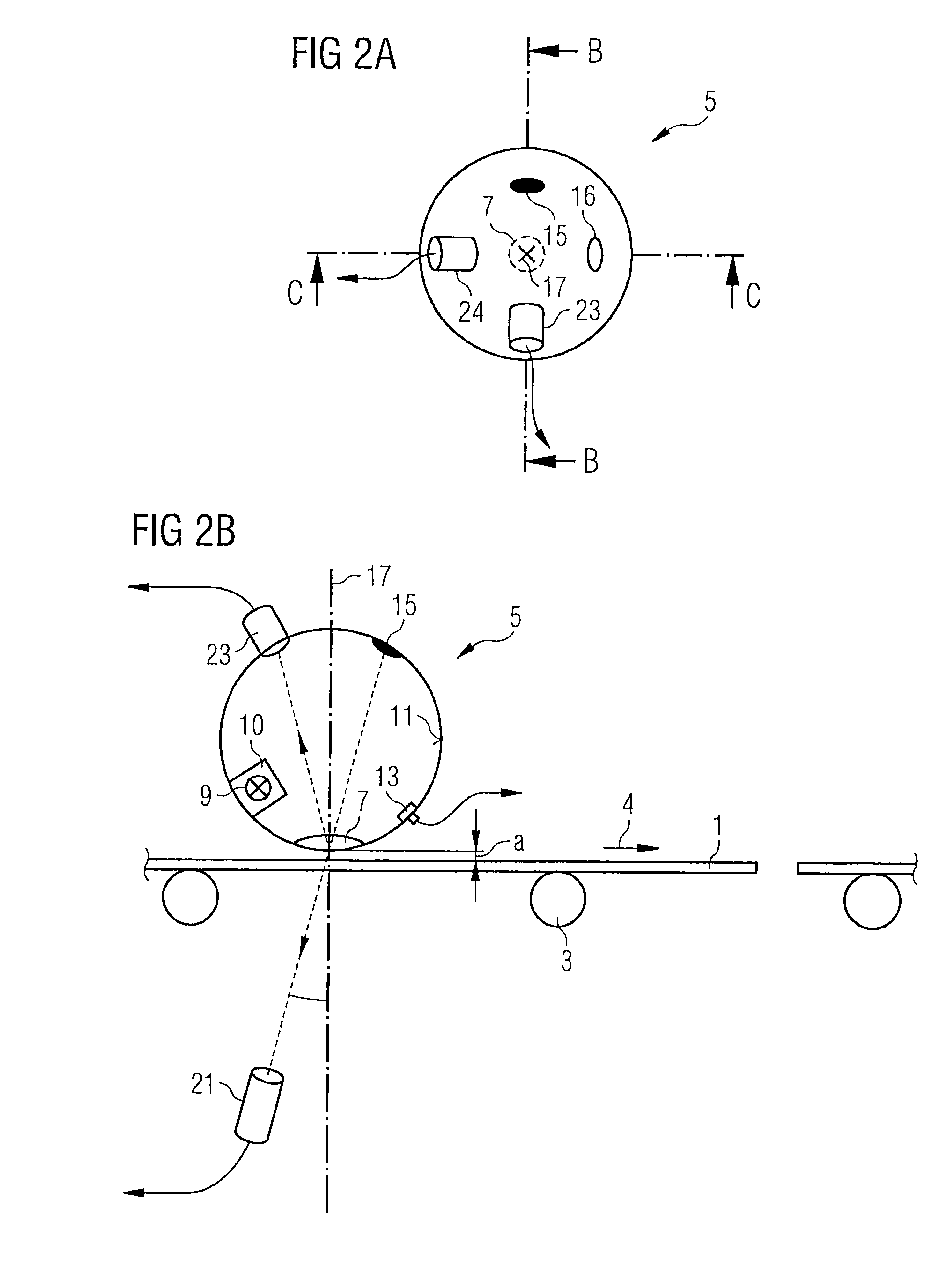 Method and device for measuring optical characteristic variables of transparent, scattering measurement objects