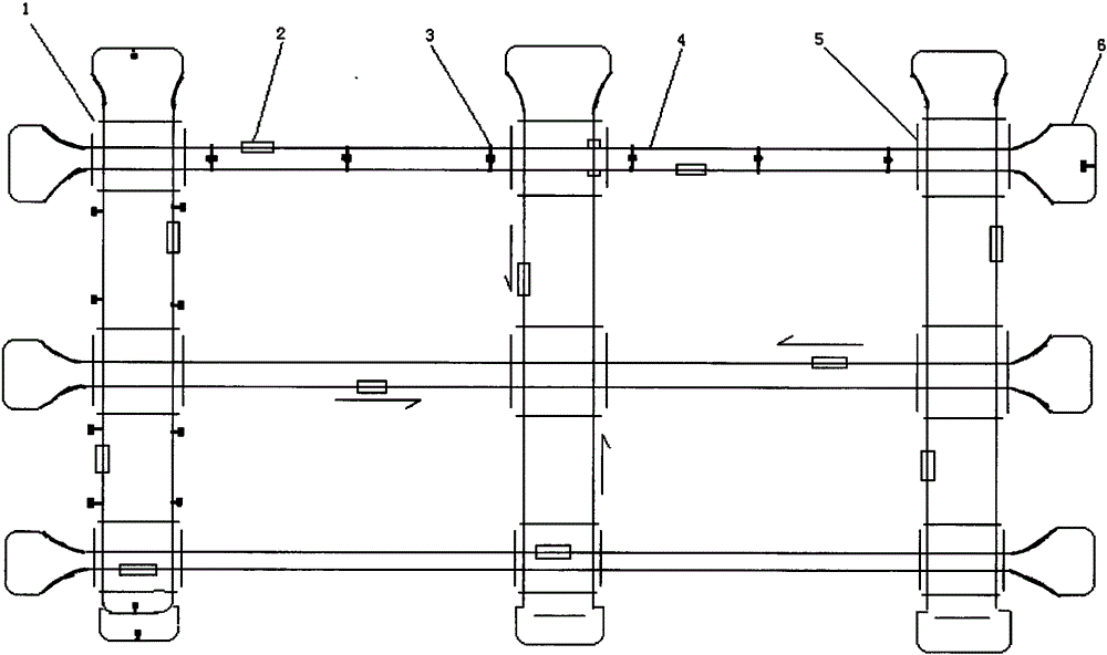 Fenster hanging type aerial urban public transit transportation system