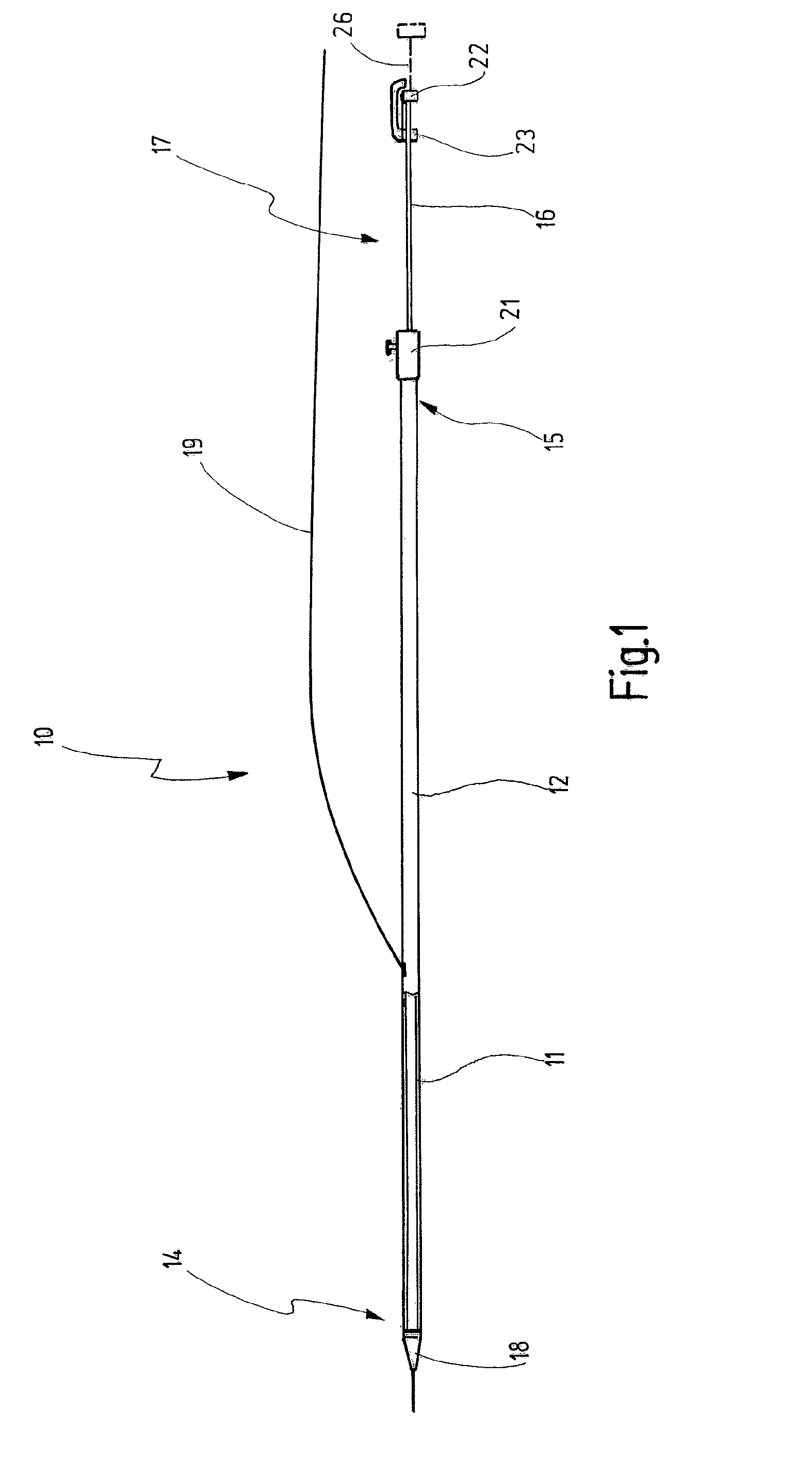 Delivery system having a self-expanding braided stent