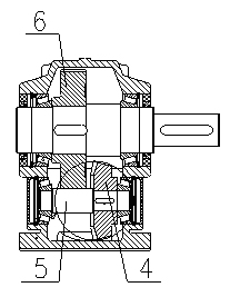 Spiral wheel-spiral bevel gear retarder