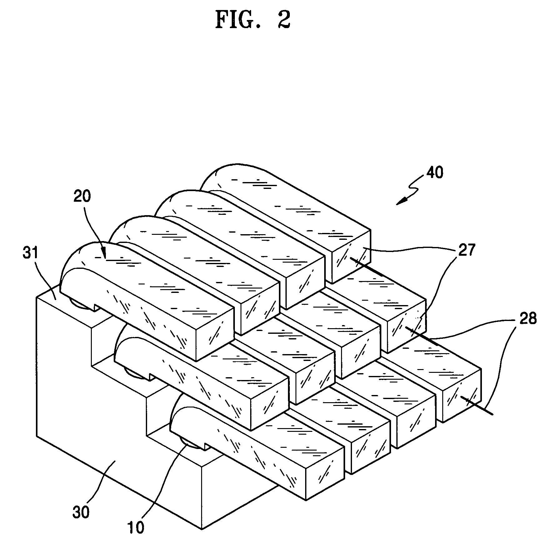 Illuminating unit and projection type image display apparatus using the same