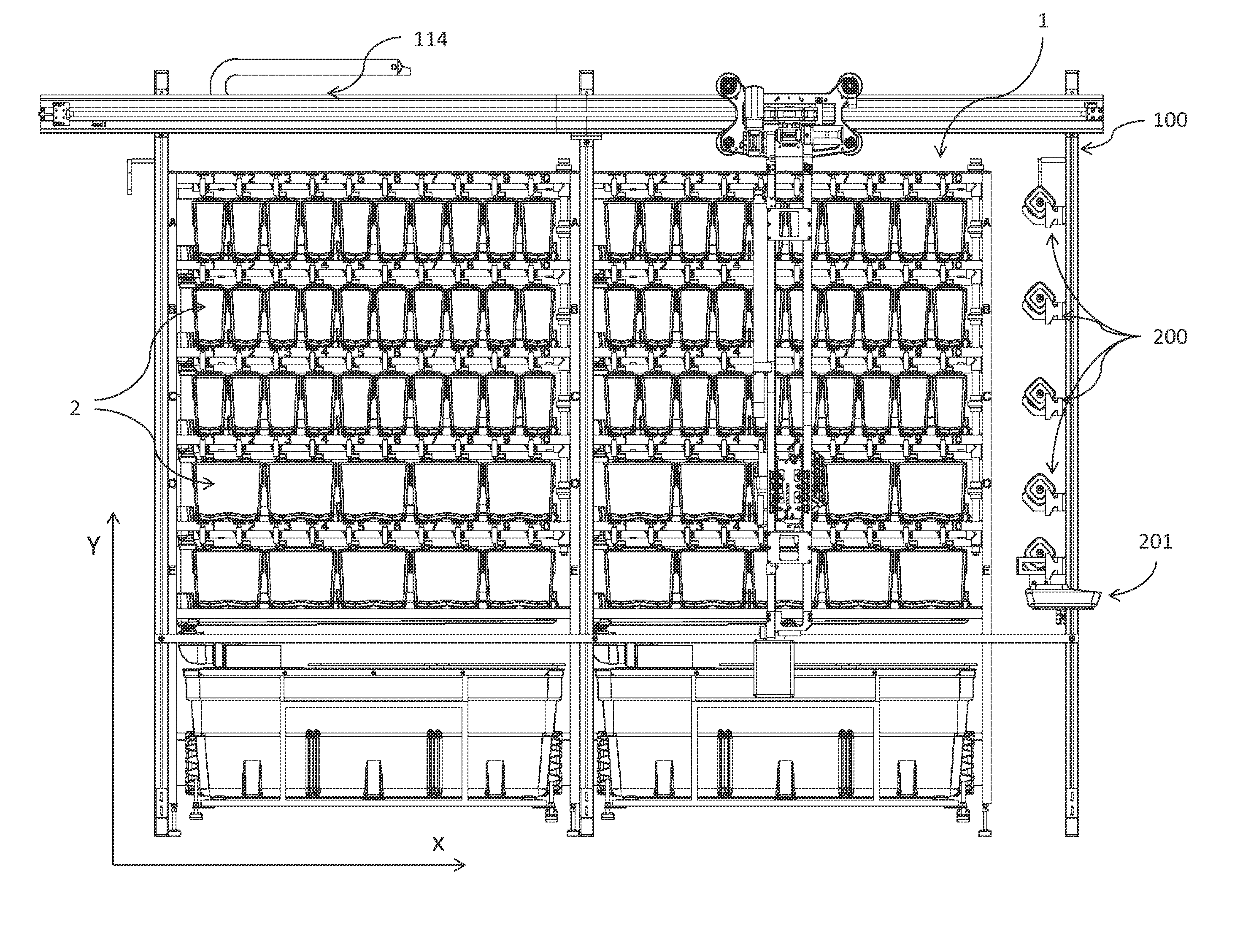 Automated system for controlled distribution of substances to animal containment devices in an animal housing facility