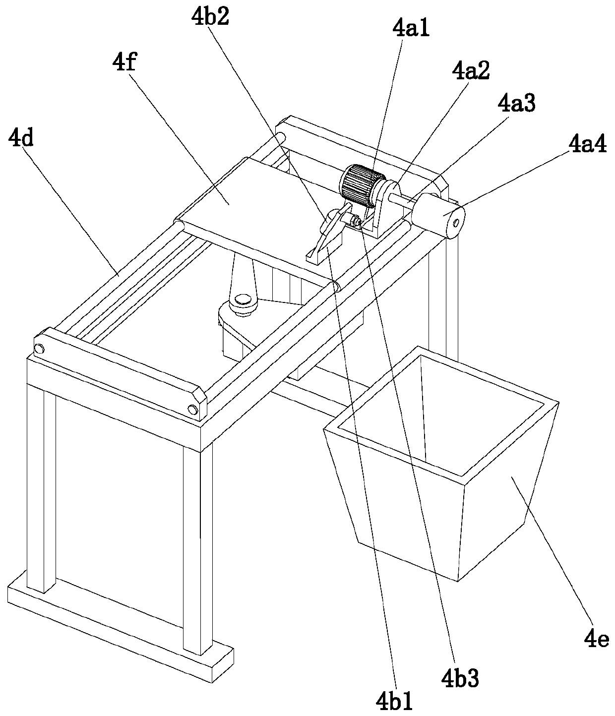 Inductor wire end automatic paint removal device