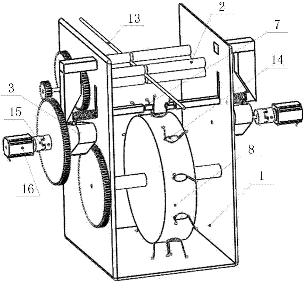 Automatic control device and control method for installing cable hangers at high altitude