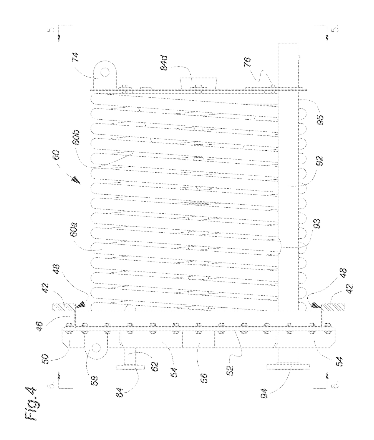 Liquid asphalt heating and mixing system