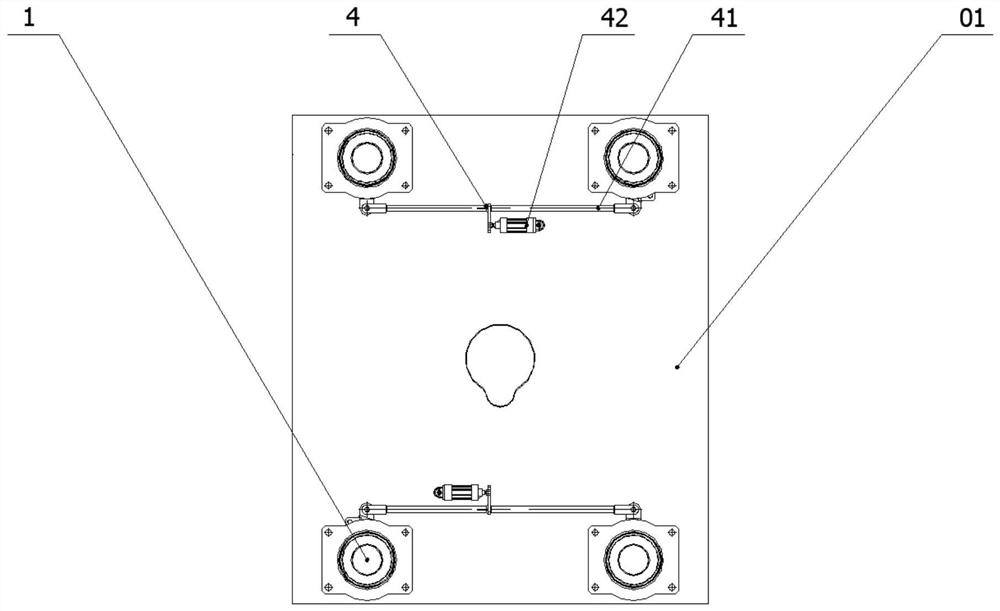 Novel pressurizing mechanism for hydraulic tire vulcanizing machine and hydraulic tire vulcanizing machine