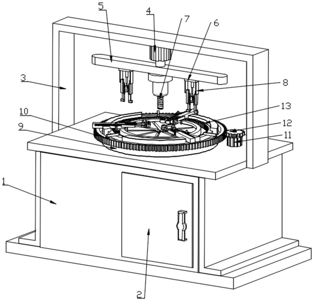 Clamping workbench based on special-shaped part machining