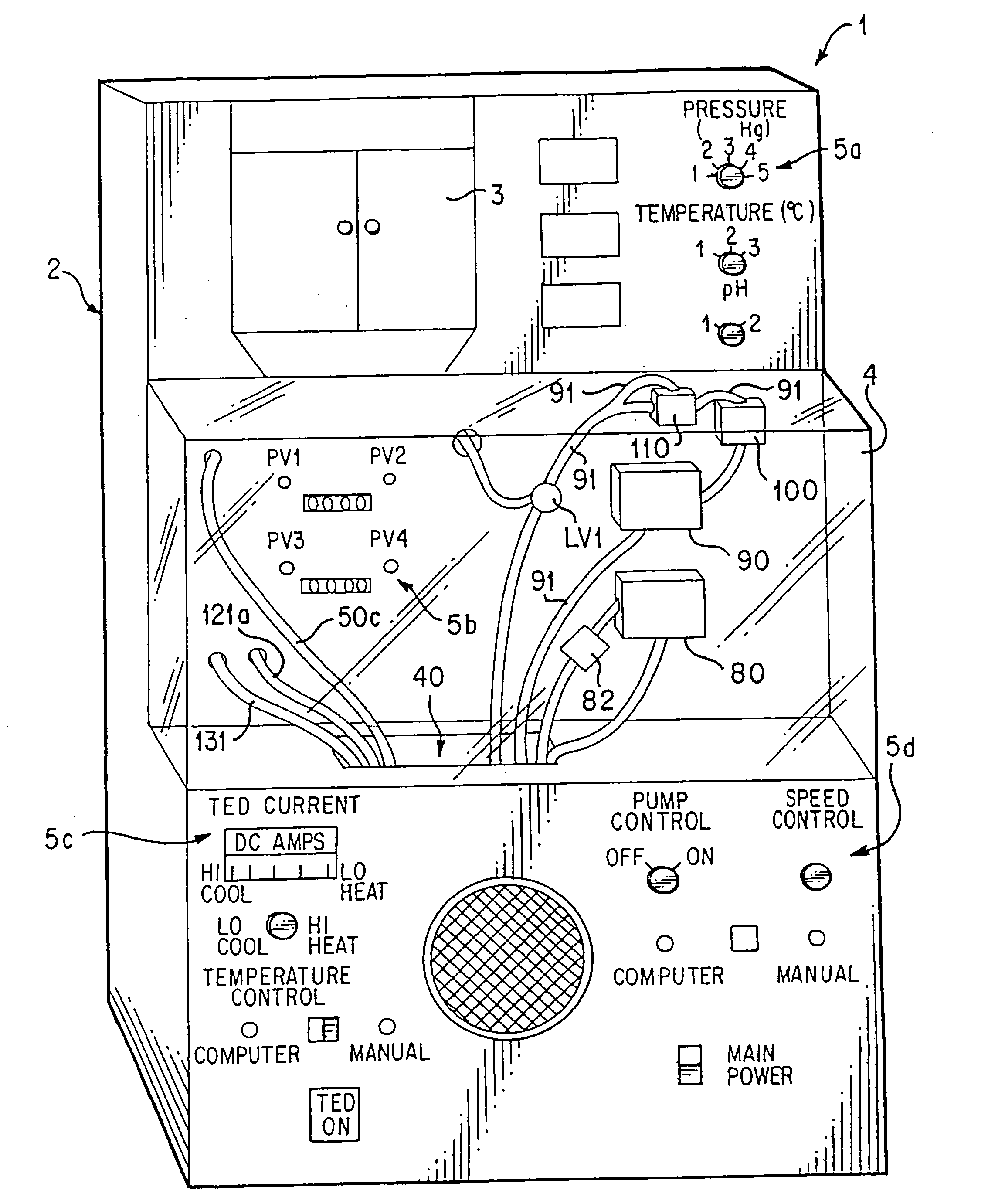 Apparatus and method for perfusing an organ or tissue for isolating cells from the organ or tissue