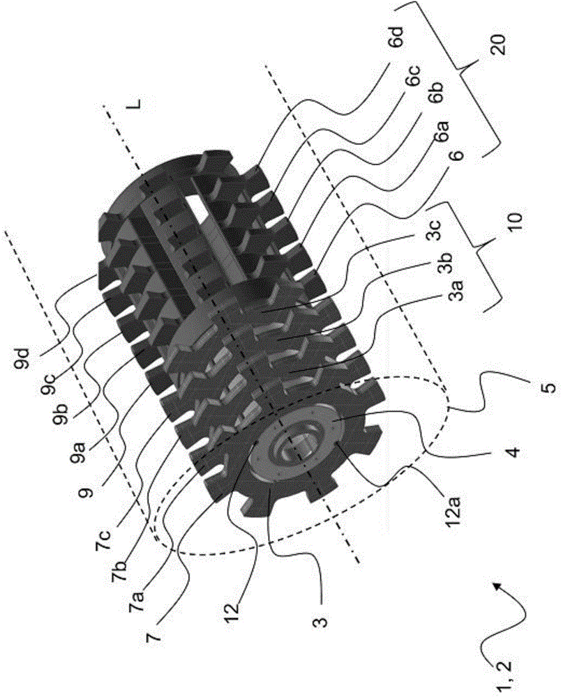 Device for comminuting solids or suspensions containing solids and method for starting a comminuting process of a milling device