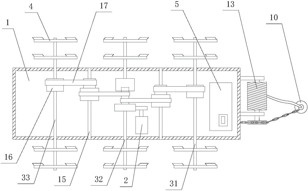 Dual-axle adaptive ocean wave and current integrated power generation device