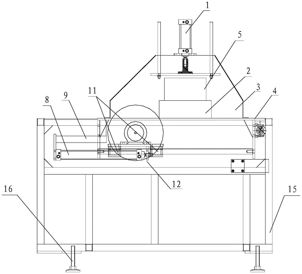 Automatic cutting machine and cutting method for nylon heat insulation strip production line