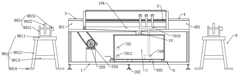 Deformed steel bar quenching process and quenching equipment