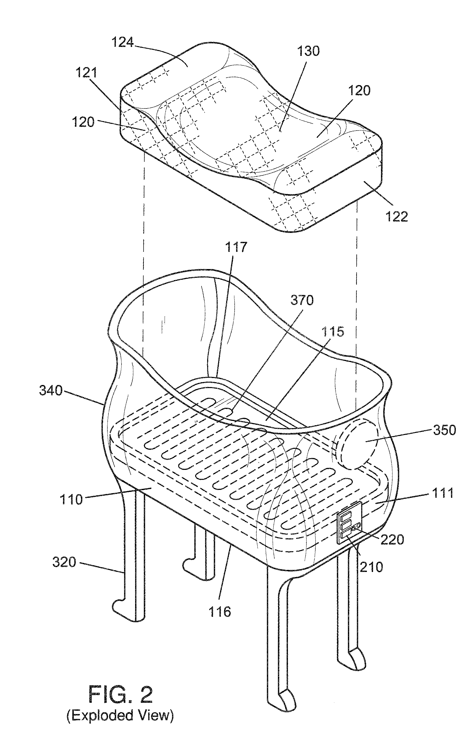 Nest-like infant bed system