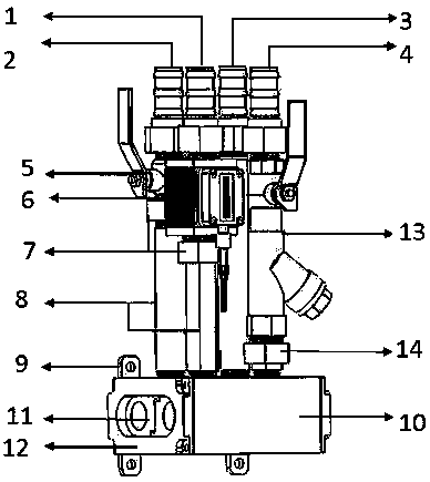 Method for controlling universal conversion integrated water route module