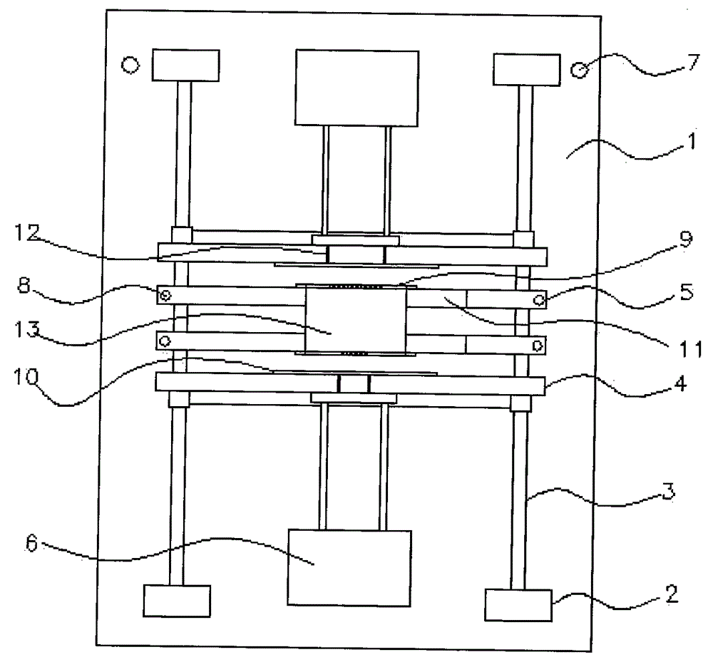 Device for detecting pins of liquid crystal display panel automatically