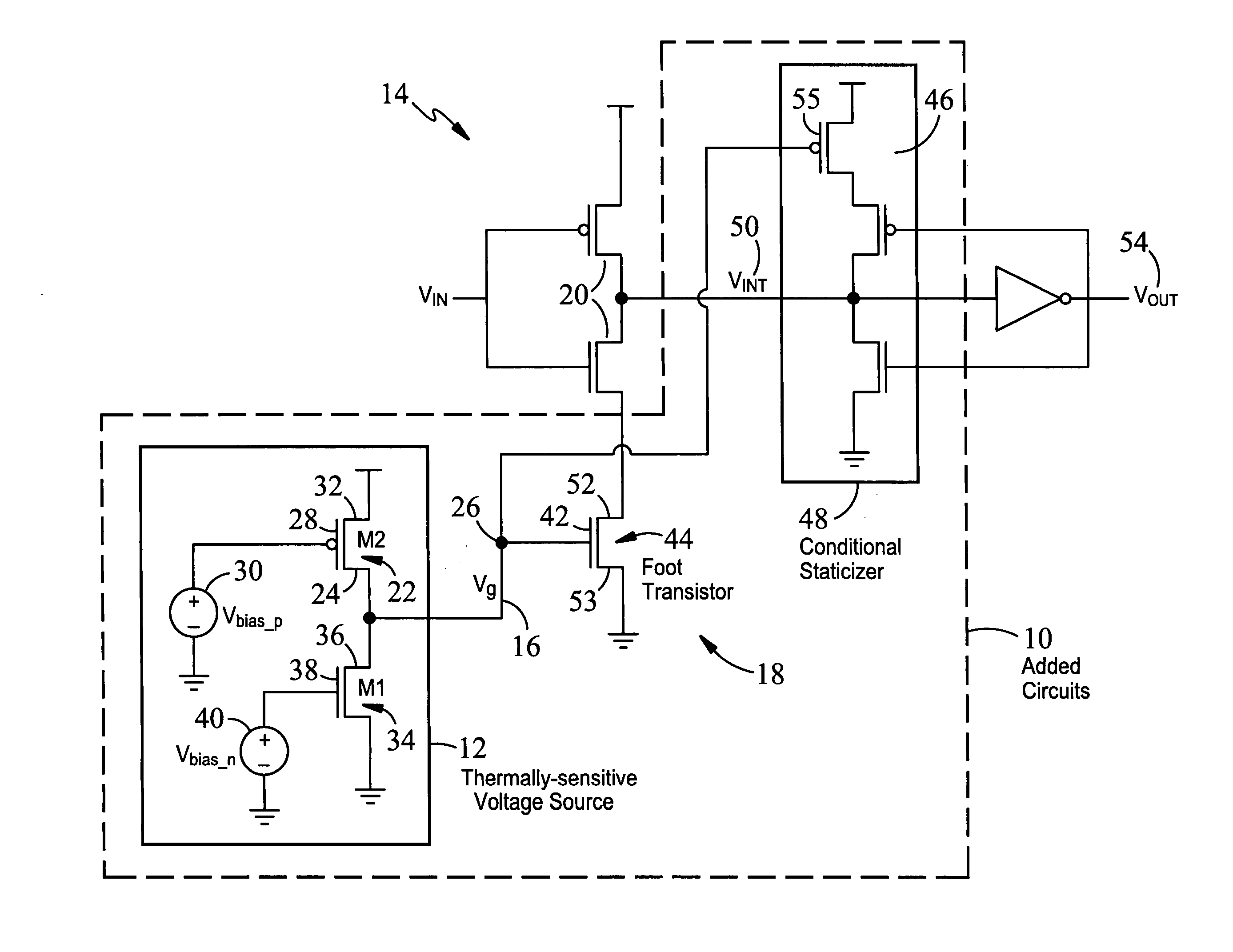 Self-timed thermally-aware circuits and methods of use thereof