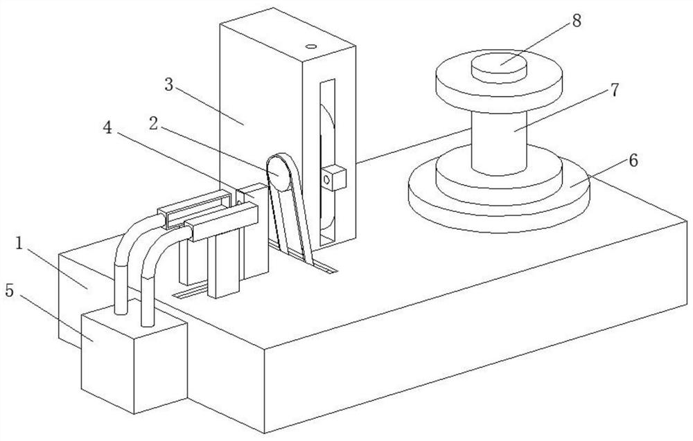 Textile winding disc device