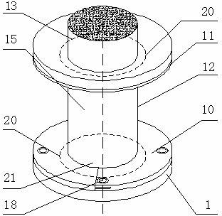 Device for sealing triaxial test sample of soil body and method for using device